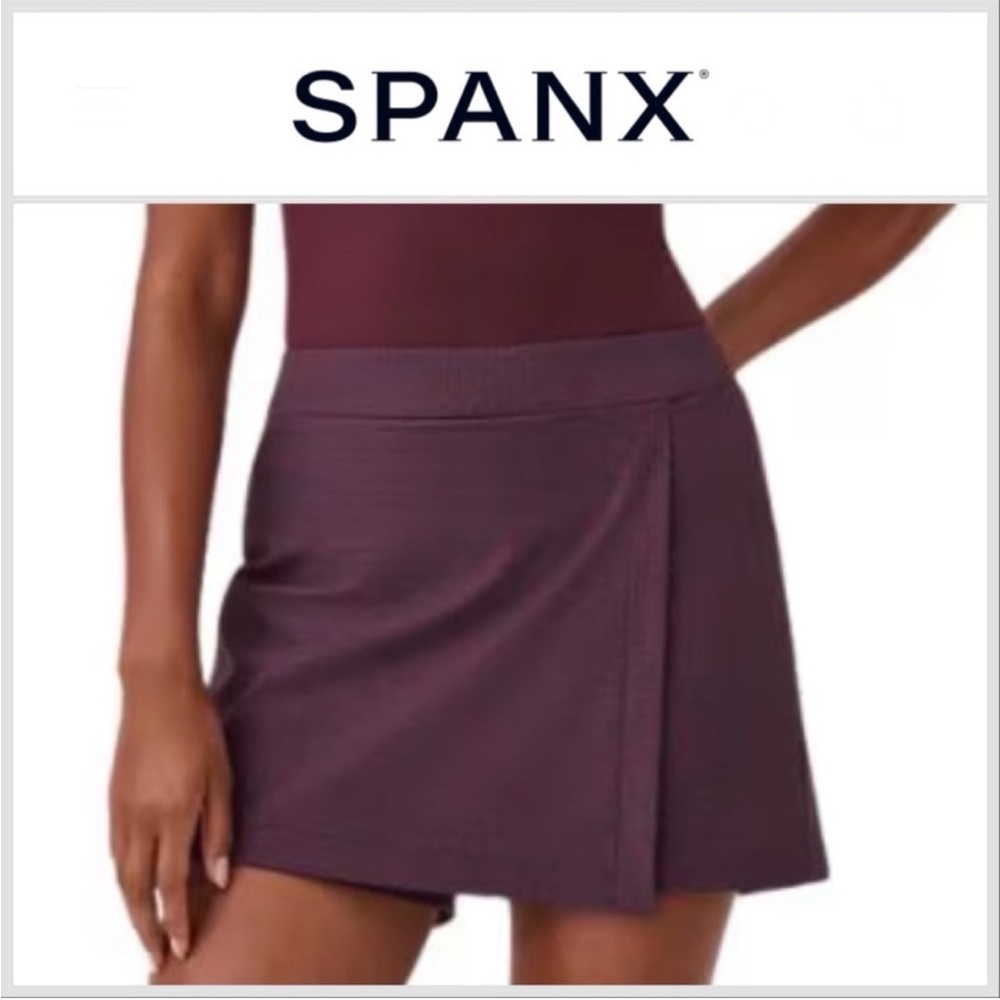 Spanx Womens Sunshine Skort Tennis Skirt Inseam 6” Size S